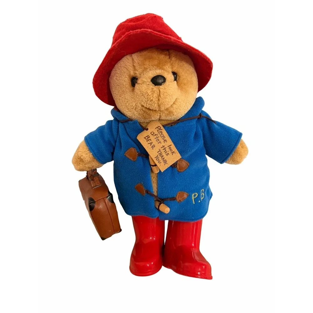 Large Classic Paddington Bear with Boots and Suitcase Soft Toy Official